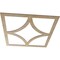 Ekena Millwork Statesman Wood Fretwork Pierced Ceiling Medallion, Birch, 34"OD x 21 3/4"ID x 3/8"T CMWP34X34X0375STBI - alternate 2